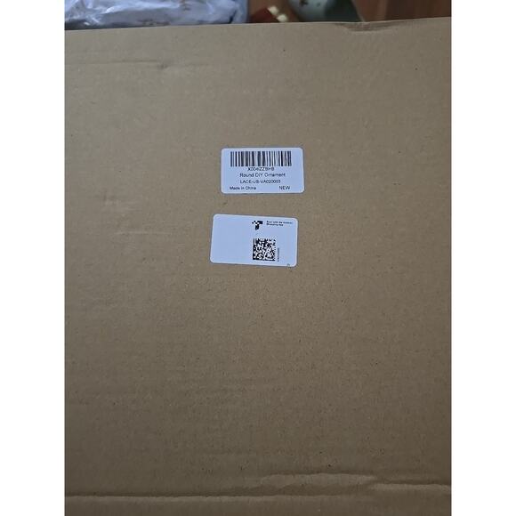 Christmas Gift Personalized Mothers Birthday Gift DIY Ornament Round Personalize - Picture 7 of 7